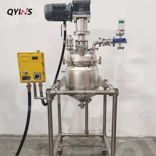 磁力密封高減速比不銹鋼反應(yīng)釜10L、20L、50L