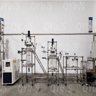 組合雙層玻璃反應釜20L、30L、50L